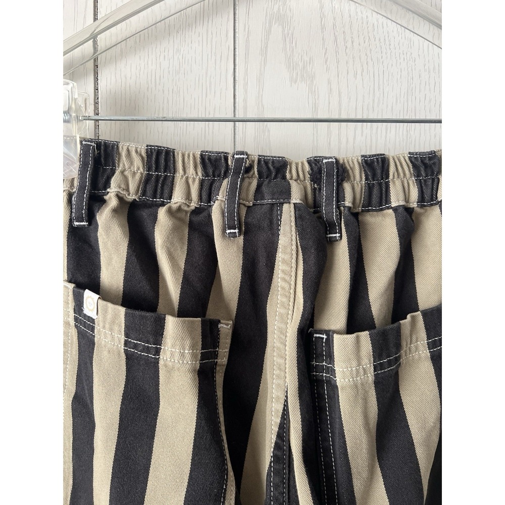 Big Bud Press Work Pants Green Black Striped Cotton Canvas Small Made in USA - Picture 9 of 14